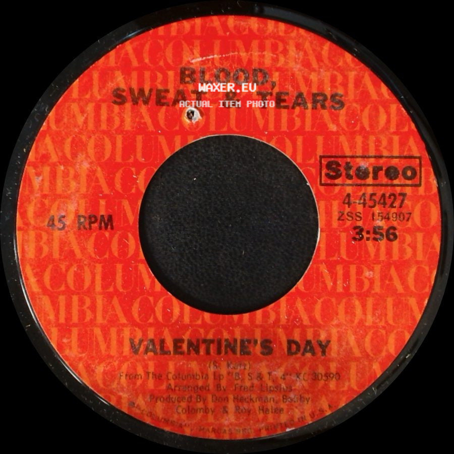 Blood, Sweat & Tears - Go Down Gamblin' / Valentine's Day side B