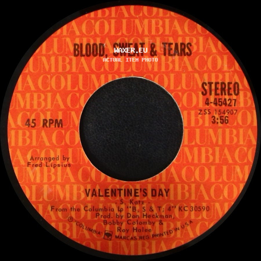 Blood, Sweat & Tears - Valentine's Day / Go Down Gamblin' side A