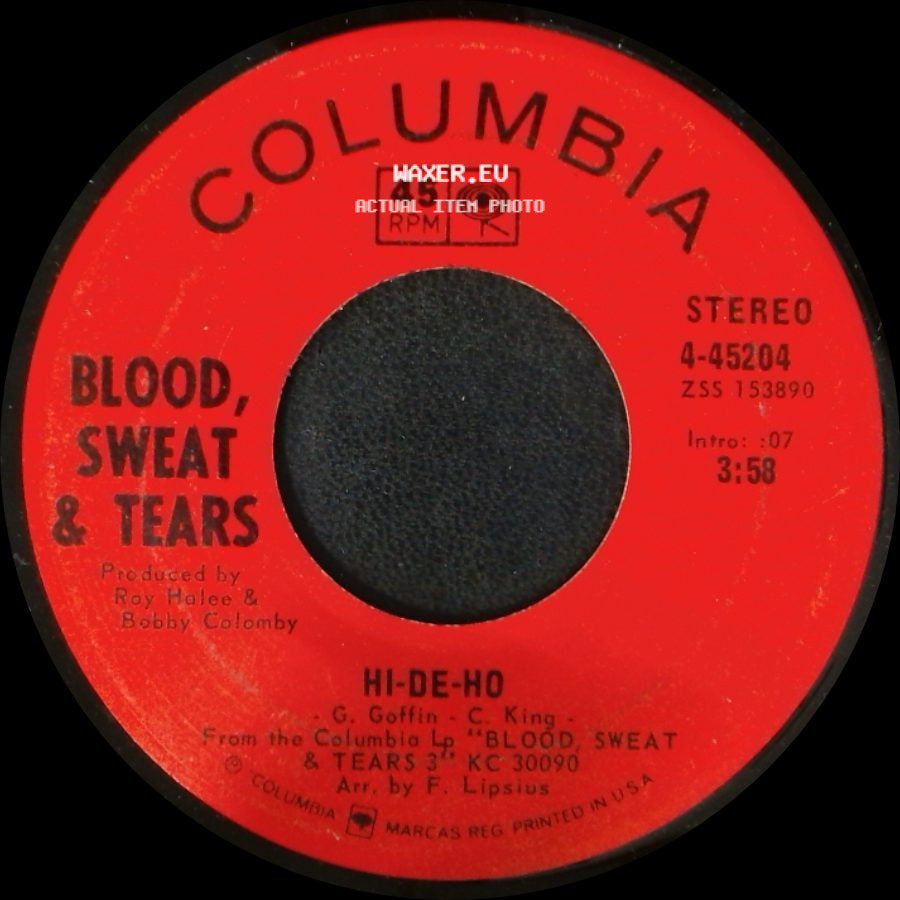 Blood, Sweat & Tears - Hi-De-Ho / The Battle side A