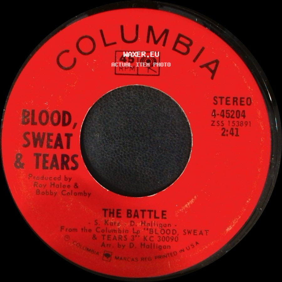 Blood, Sweat & Tears - Hi-De-Ho / The Battle side B