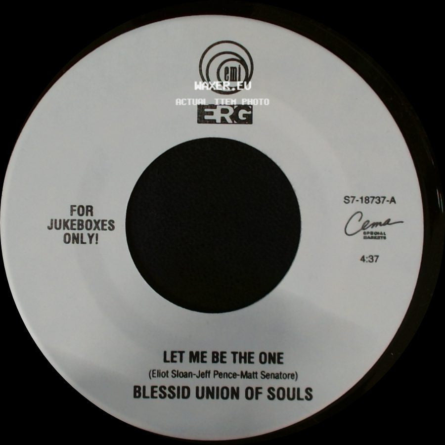 Blessid Union Of Souls - I Believe (Alternate Radio Mix) / Let Me Be The One side B