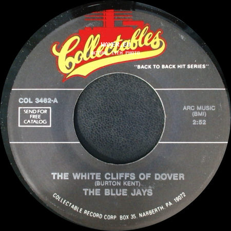 The Sentimentals / The Blue Jays - I Want To Love You / The White Cliffs Of Dover side B