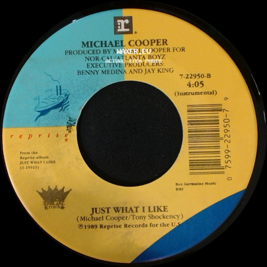 Michael Cooper - Just What I Like / Just What I Like side B