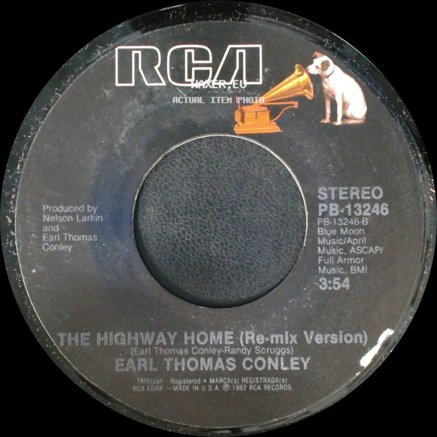 Earl Thomas Conley - Heavenly Bodies (Re-Mix Version) / The Highway Home (Re-Mix Version) side B