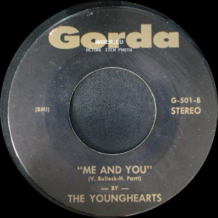 The Younghearts / The Incredibles - Me And You / "I'll Make It Easy" side A