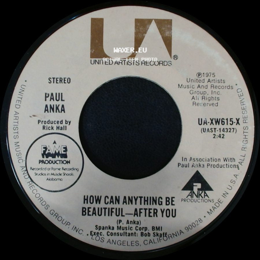 Paul Anka - How Can Anything Be Beautiful - After You / I Don't Like To Sleep Alone side A