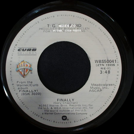 T. G. Sheppard - Finally / All My Cloudy Days Are Gone side A