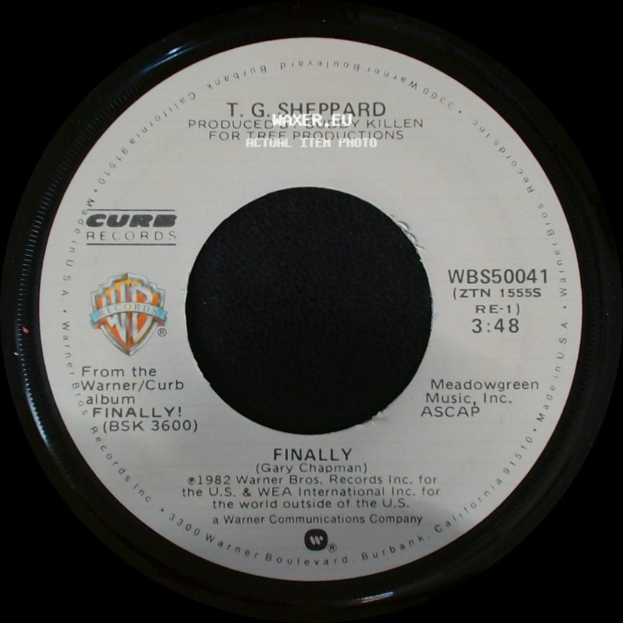 T. G. Sheppard - Finally / All My Cloudy Days Are Gone side A