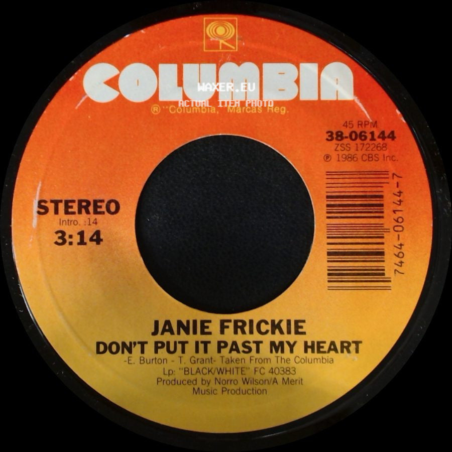 Janie Frickie - Don't Put It Past My Heart / Always Have Always Will side A