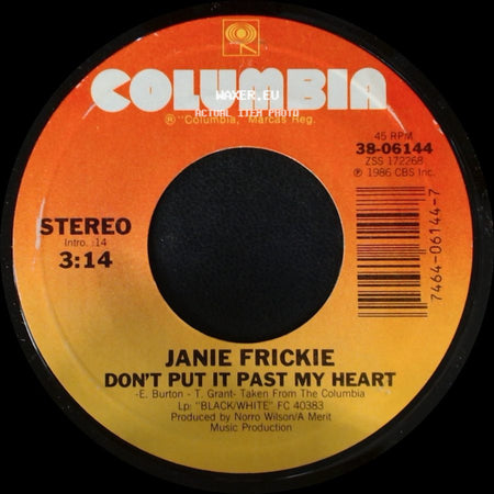 Janie Frickie - Don't Put It Past My Heart / Always Have Always Will side A