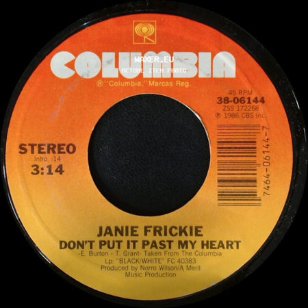 Janie Frickie - Don't Put It Past My Heart / Always Have Always Will side A