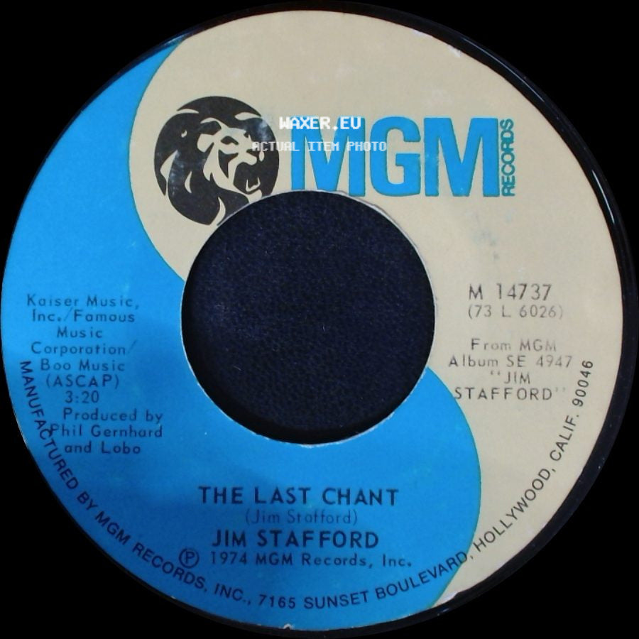 Jim Stafford - Wildwood Weed / The Last Chant side B