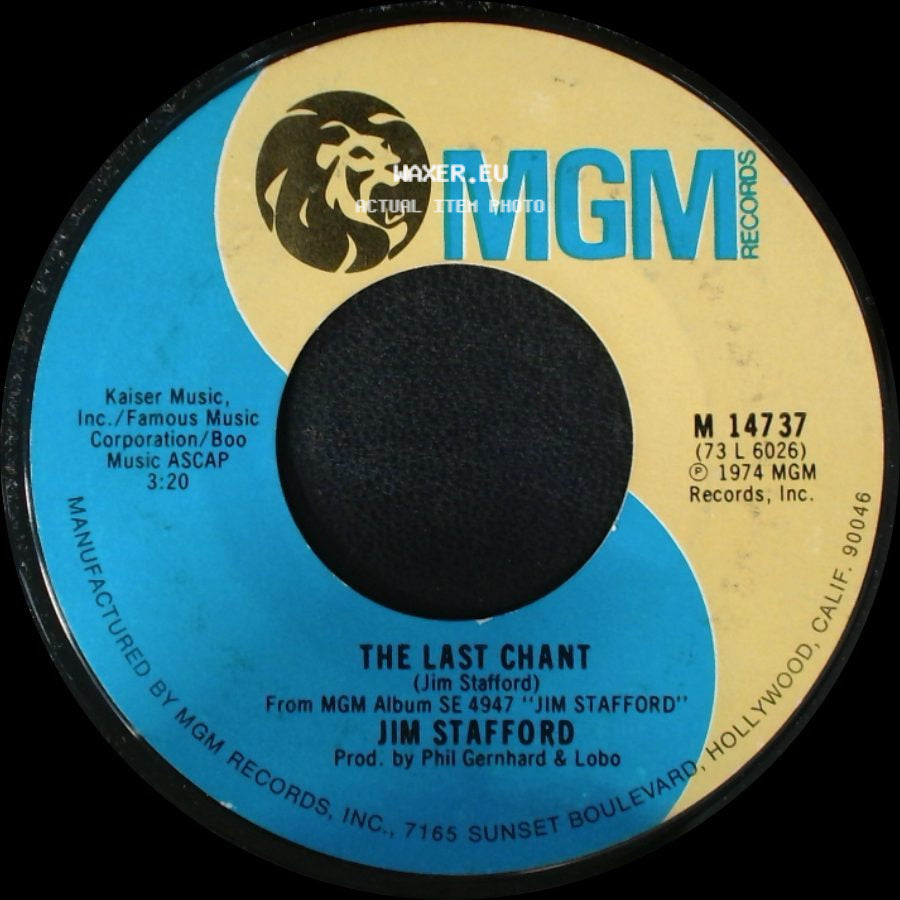 Jim Stafford - The Last Chant / Wildwood Weed side A