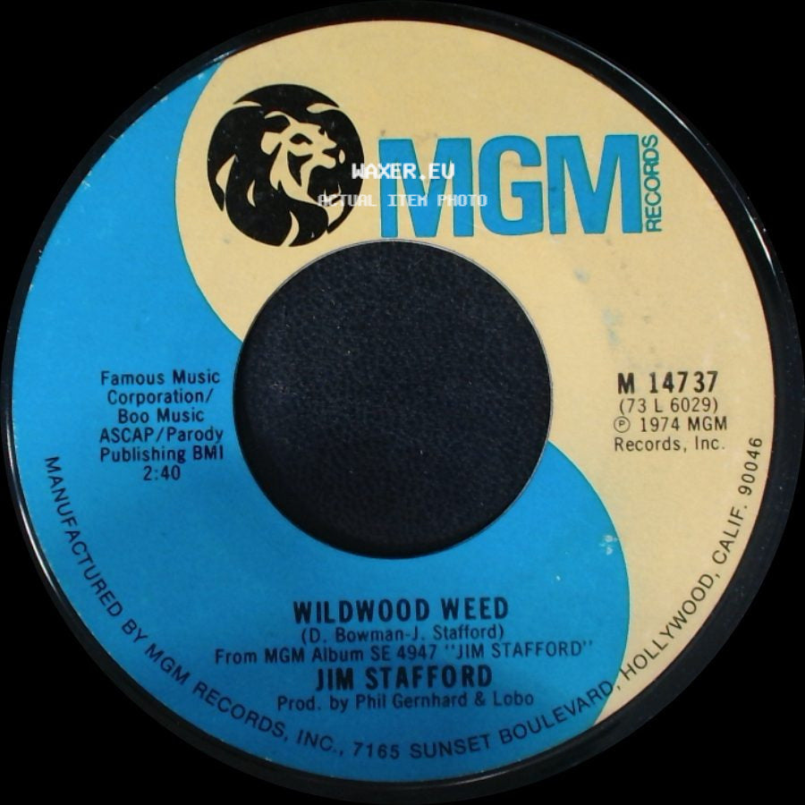 Jim Stafford - The Last Chant / Wildwood Weed side B