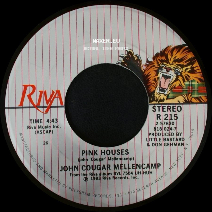 John Cougar Mellencamp - Pink Houses / Serious Business side A