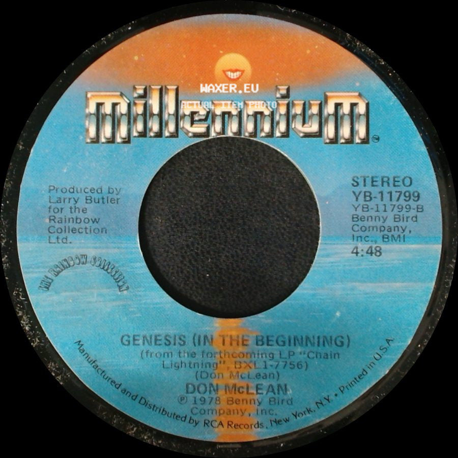 Don Mclean - Genesis (In The Beginning) / Crying side A