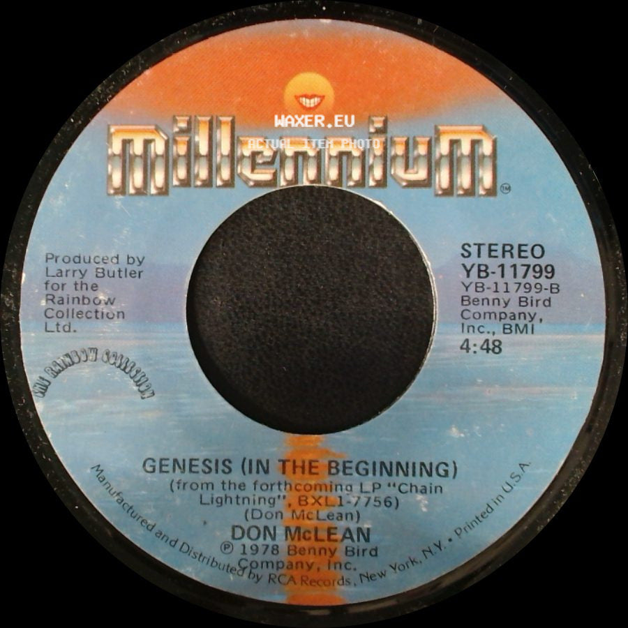 Don Mclean - Genesis (In The Beginning) / Crying side A