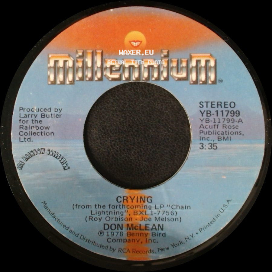 Don Mclean - Genesis (In The Beginning) / Crying side B