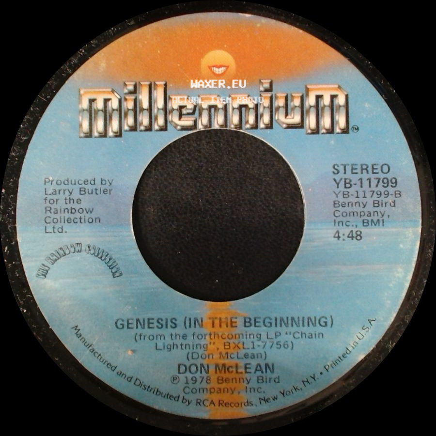 Don Mclean - Genesis (In The Beginning) / Crying side A