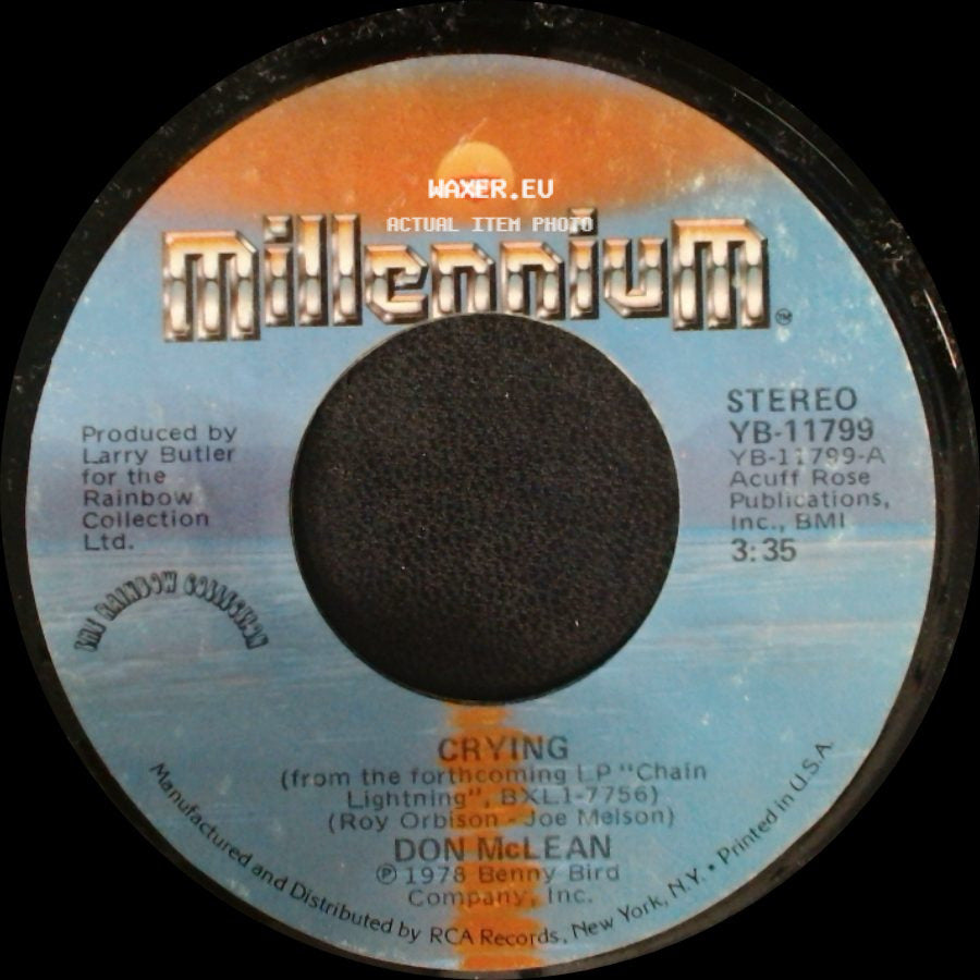 Don Mclean - Genesis (In The Beginning) / Crying side B