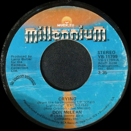 Don Mclean - Genesis (In The Beginning) / Crying side B