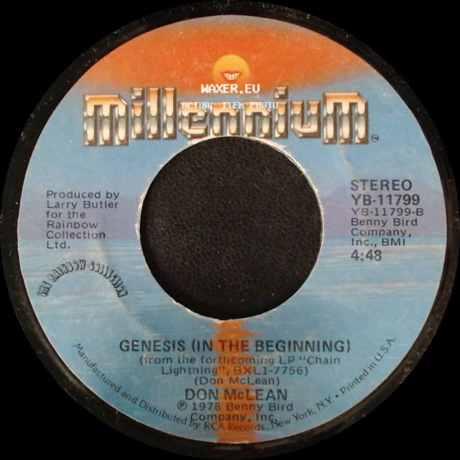 Don Mclean - Genesis (In The Beginning) / Crying side A