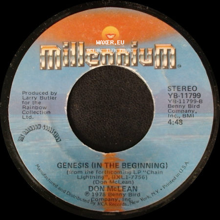 Don Mclean - Genesis (In The Beginning) / Crying side A