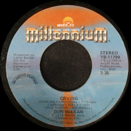 Don Mclean - Genesis (In The Beginning) / Crying side B