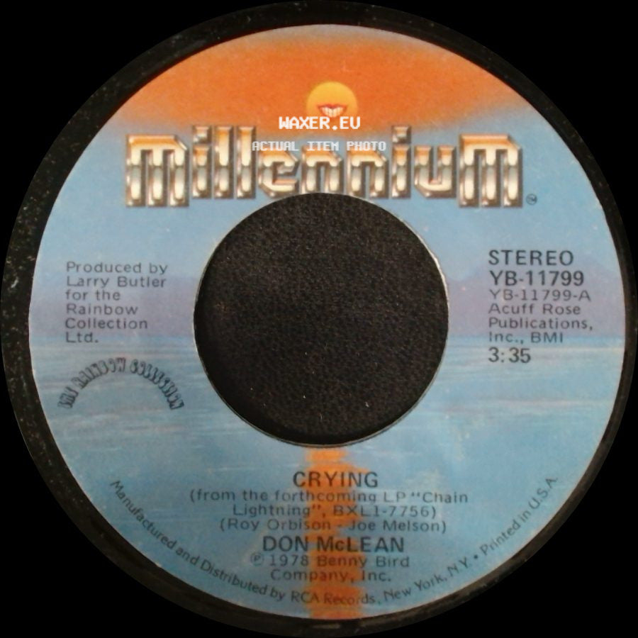 Don Mclean - Genesis (In The Beginning) / Crying side B