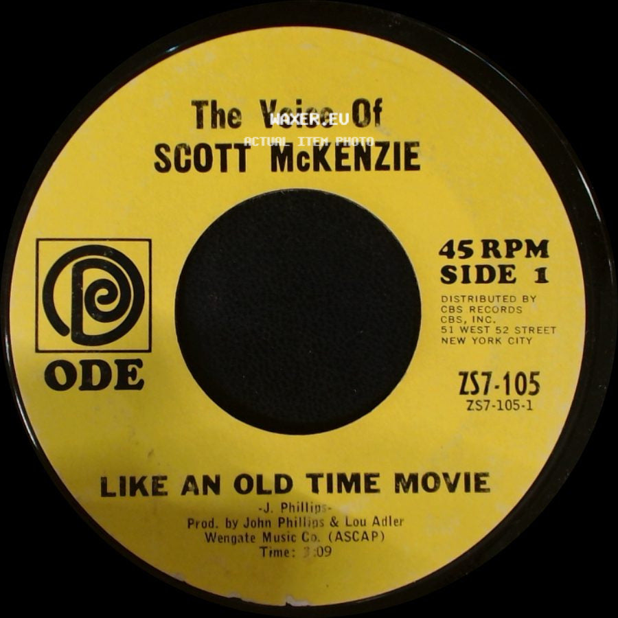 Scott Mckenzie - Like An Old Time Movie / What's The Difference - Chapter Ii - side A