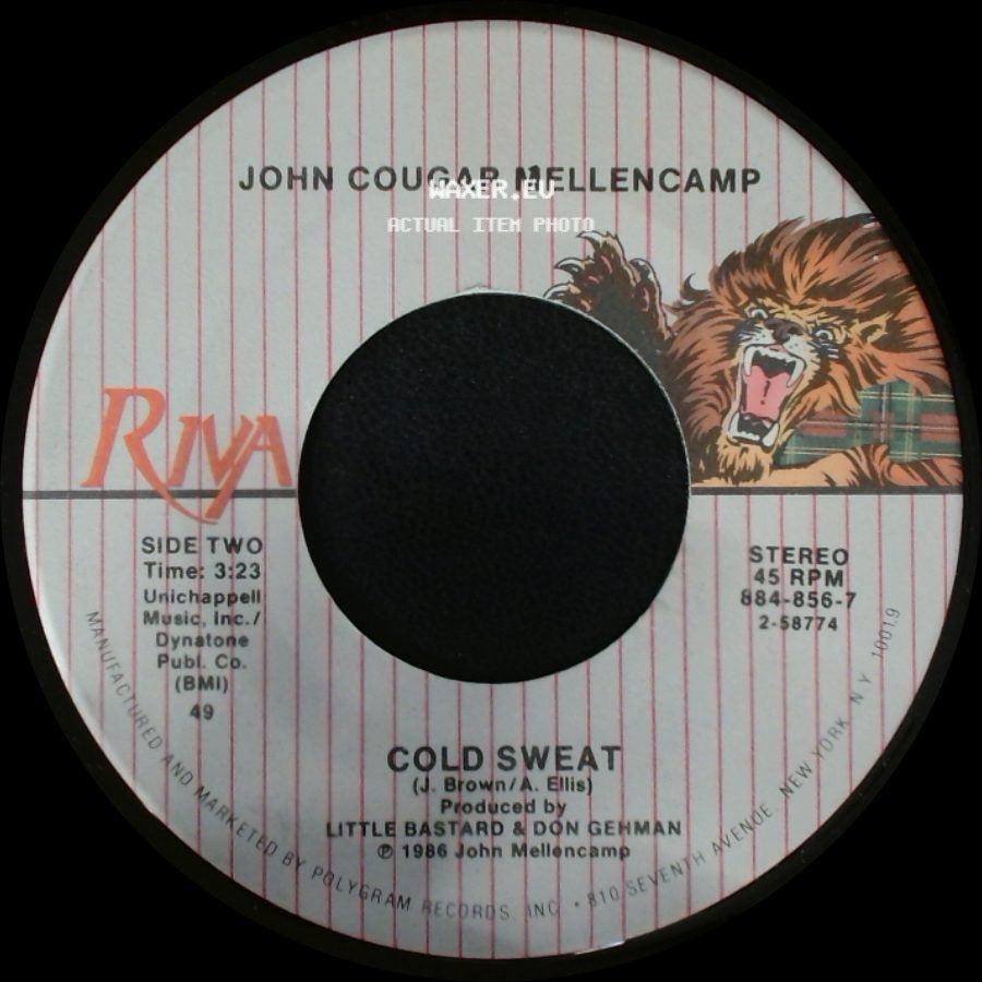 John Cougar Mellencamp - Rumbleseat / Cold Sweat side B