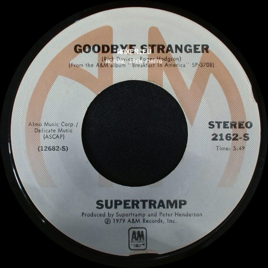 Supertramp - Goodbye Stranger / Even In The Quietest Moments side A