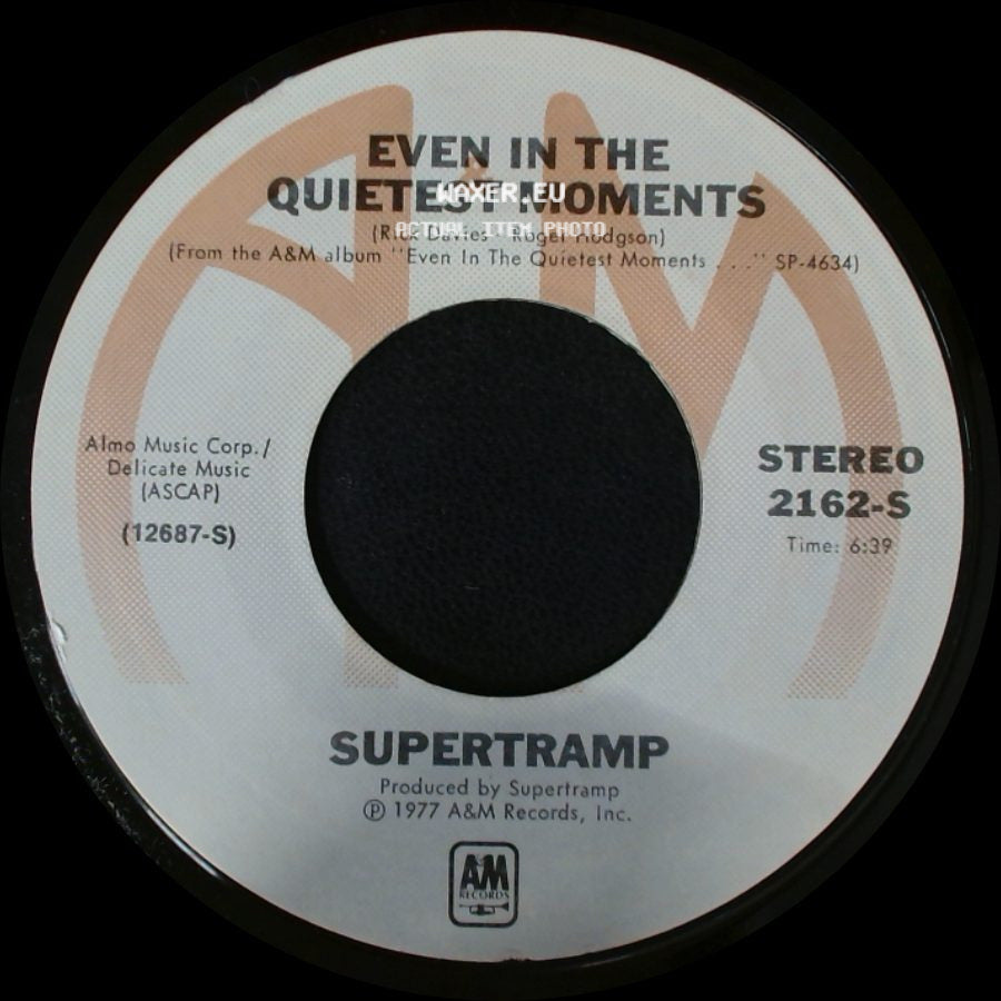 Supertramp - Goodbye Stranger / Even In The Quietest Moments side B