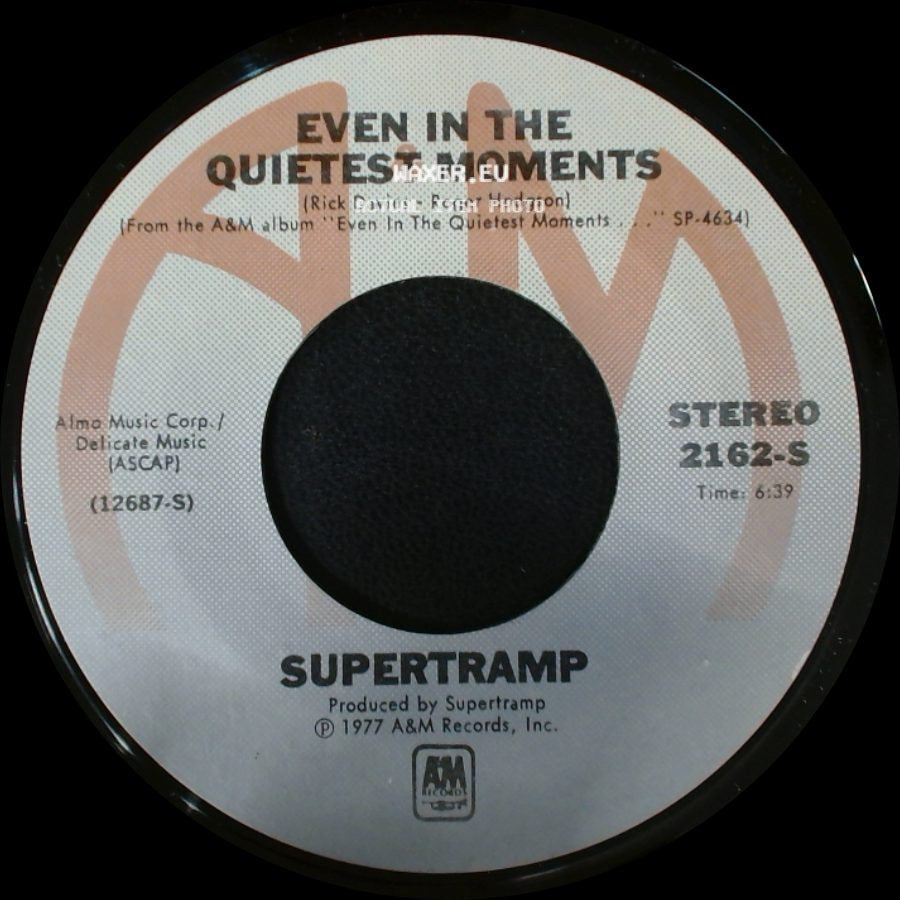 Supertramp - Even In The Quietest Moments / Goodbye Stranger side A