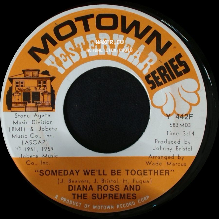 Diana Ross And The Supremes - I'm Livin' In Shame / Someday We'll Be Together side B