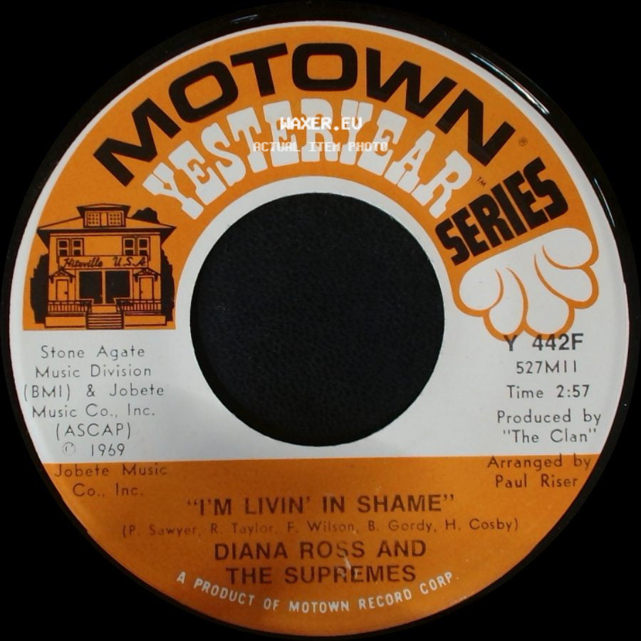 Diana Ross And The Supremes - I'm Livin' In Shame / Someday We'll Be Together side A