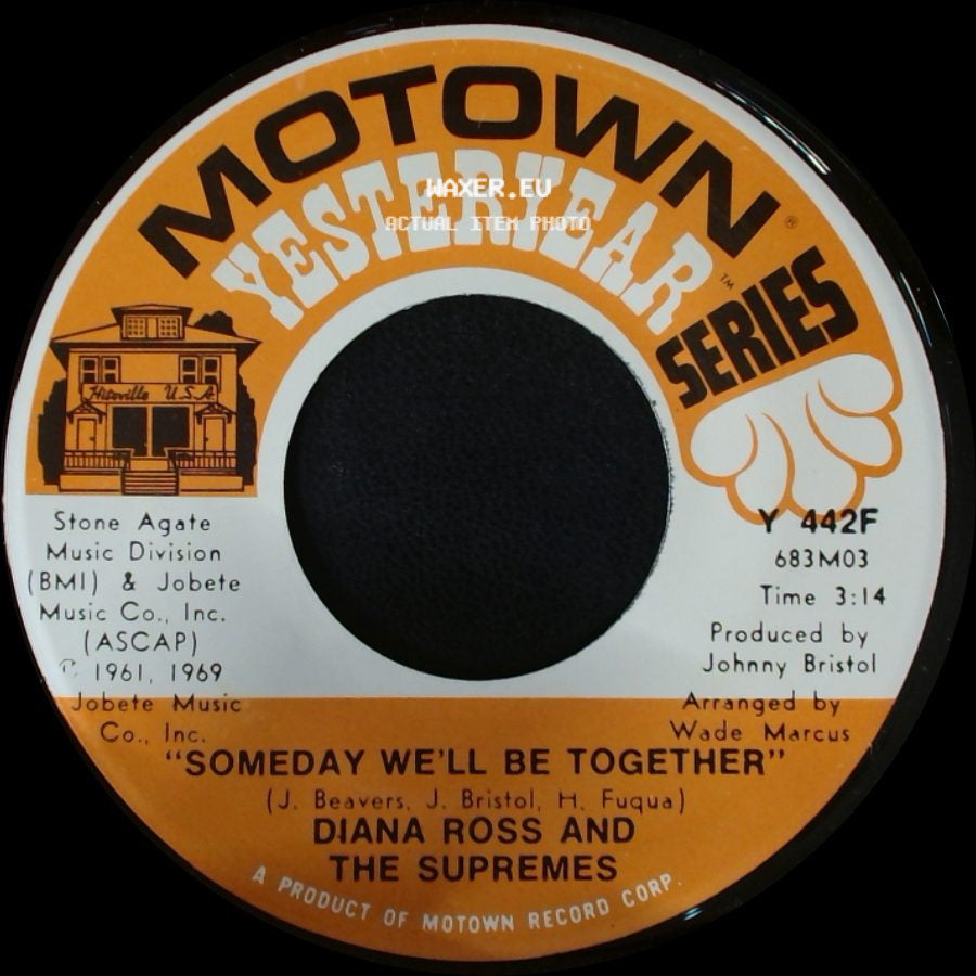 Diana Ross And The Supremes - I'm Livin' In Shame / Someday We'll Be Together side B