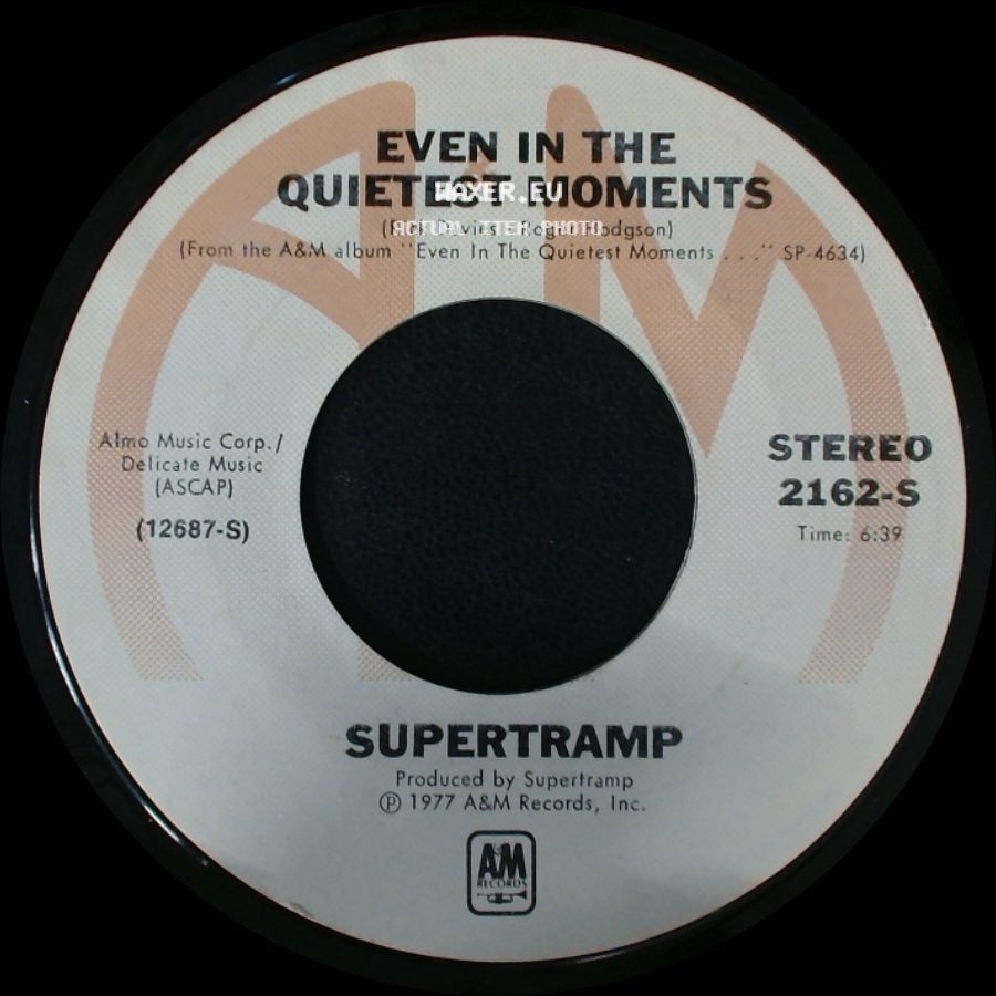 Supertramp - Even In The Quietest Moments / Goodbye Stranger side A