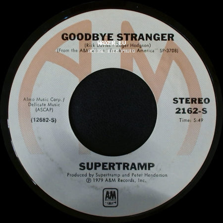 Supertramp - Even In The Quietest Moments / Goodbye Stranger side B