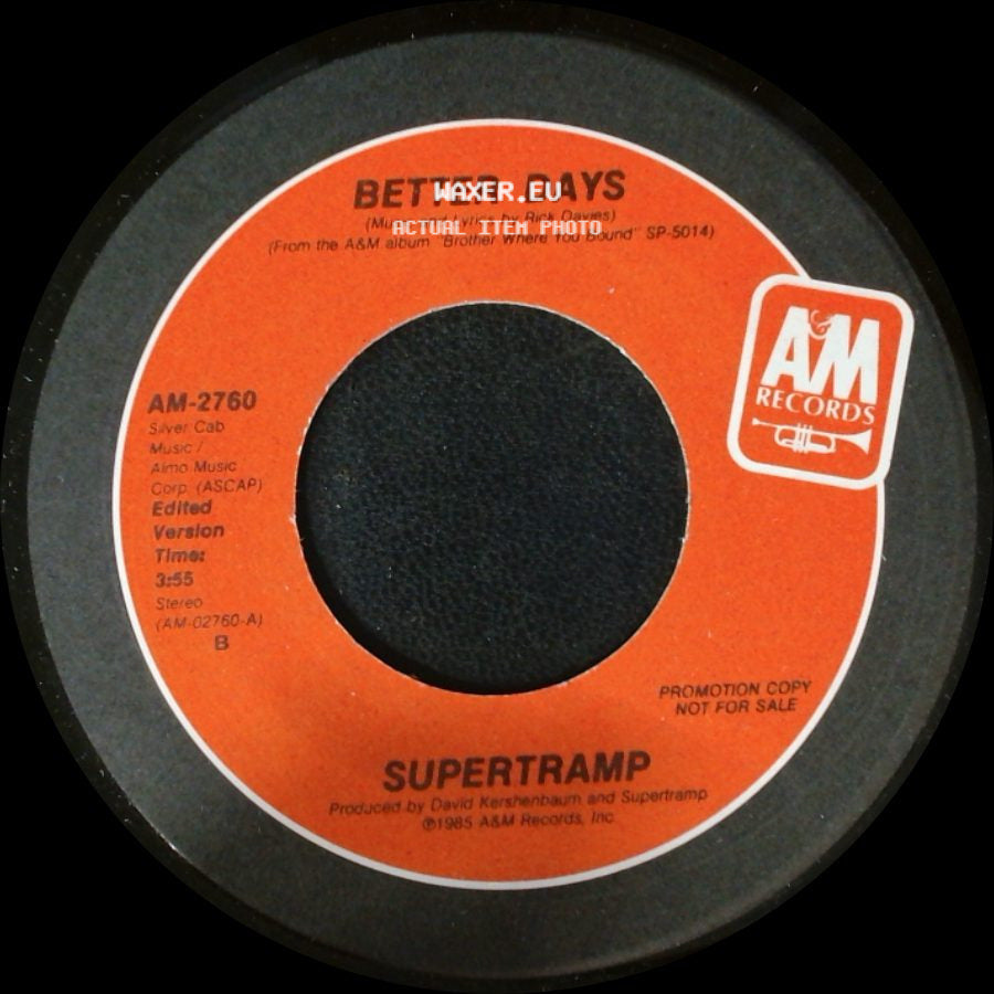Supertramp - Better Days / Better Days side A
