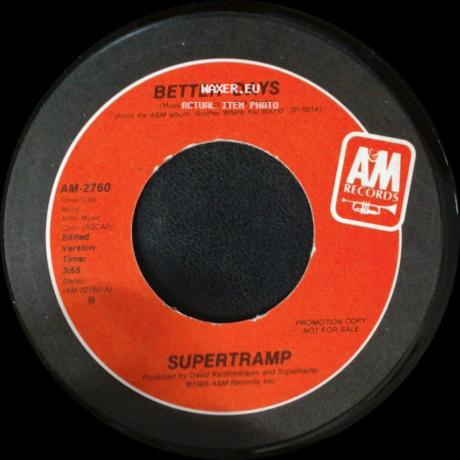 Supertramp - Better Days / Better Days side B