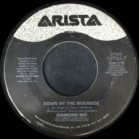 Diamond Rio - Down By The Riverside / Night Is Fallin' In My Heart side A