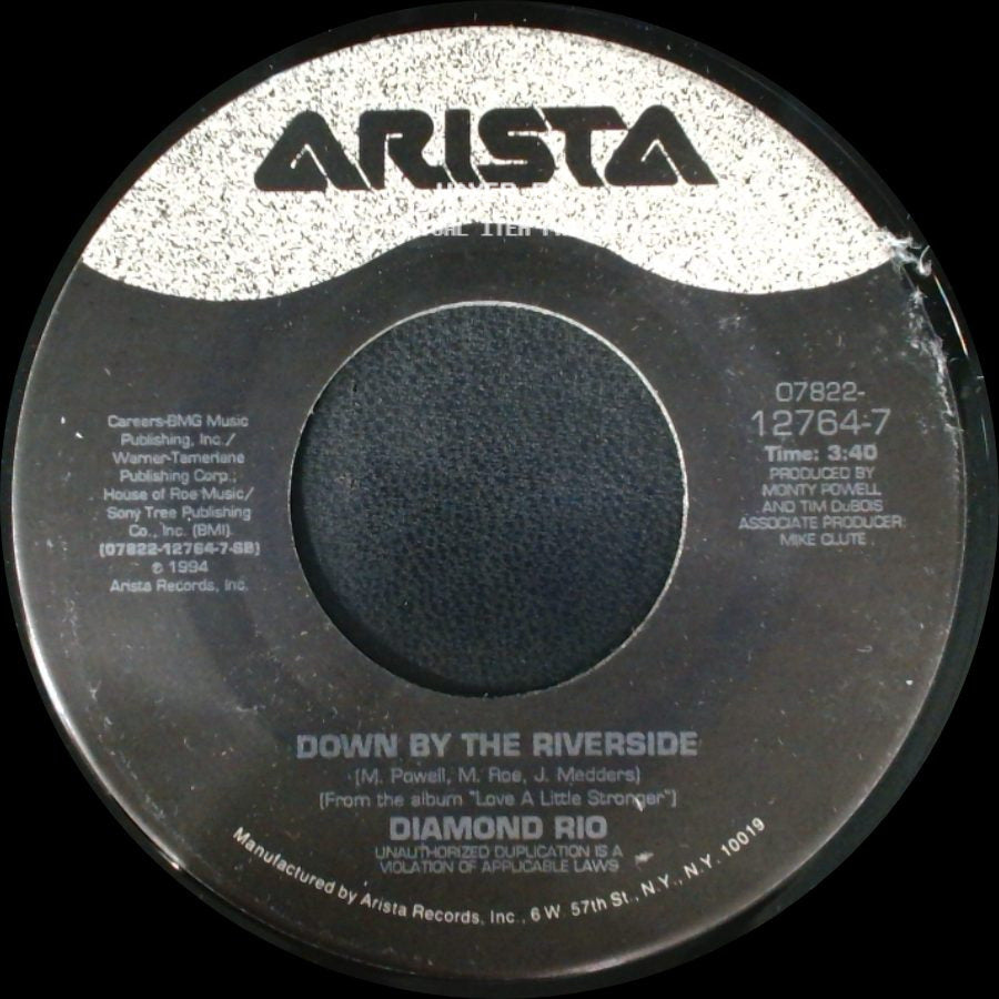 Diamond Rio - Down By The Riverside / Night Is Fallin' In My Heart side A