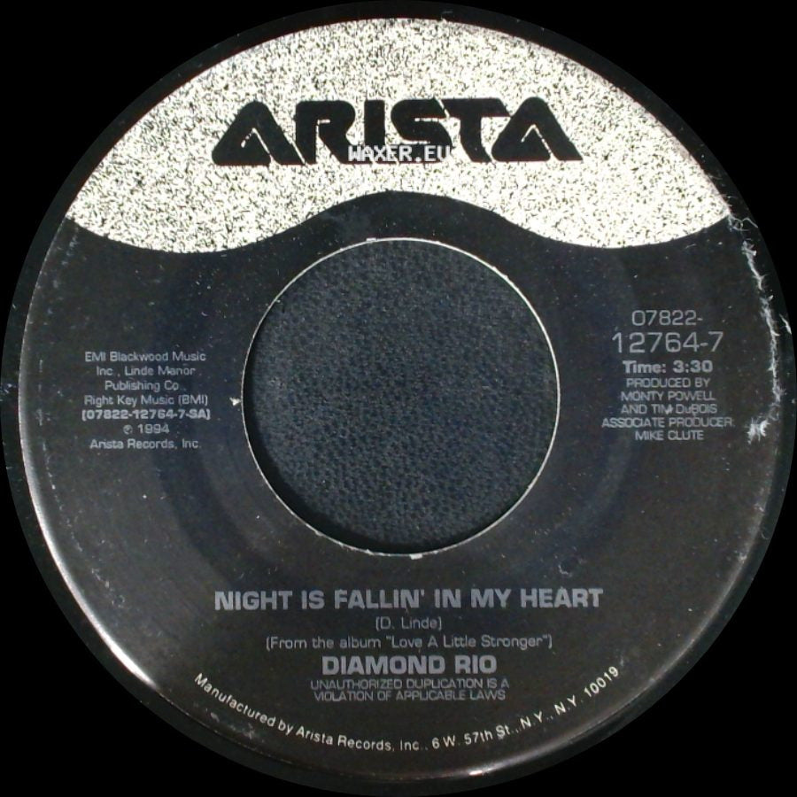 Diamond Rio - Down By The Riverside / Night Is Fallin' In My Heart side B