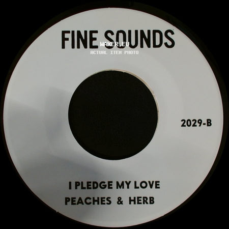 The Crystals / Peaches & Herb - There's No Other Like My Baby / I Pledge My Love side B