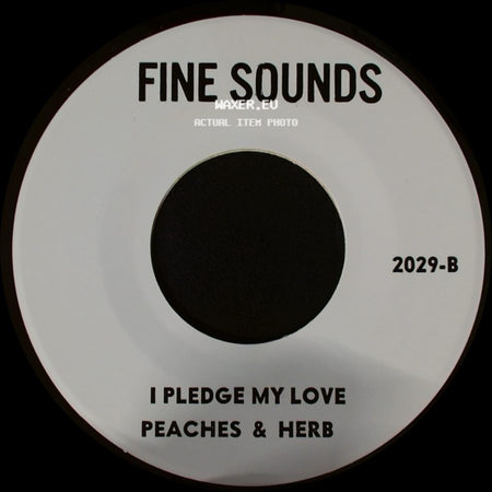 The Crystals / Peaches & Herb - There's No Other Like My Baby / I Pledge My Love side B