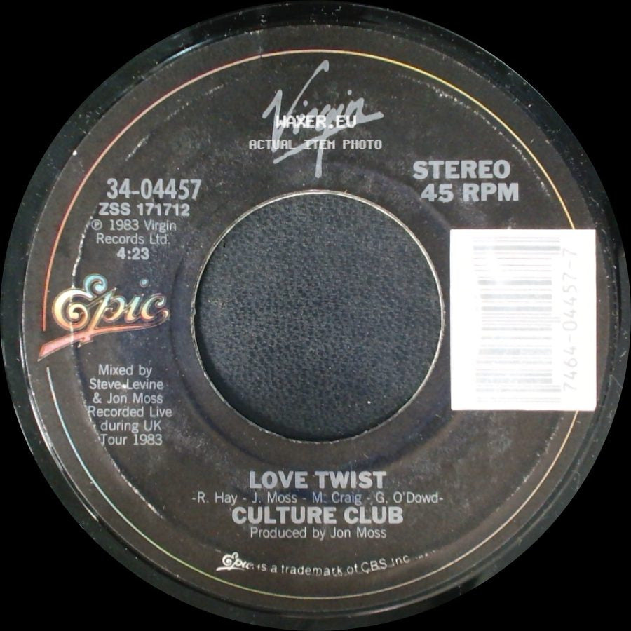 Culture Club - It's A Miracle / Love Twist side B