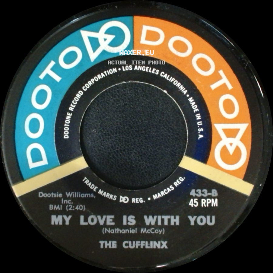 The Cufflinx - So Tough / My Love Is With You side B