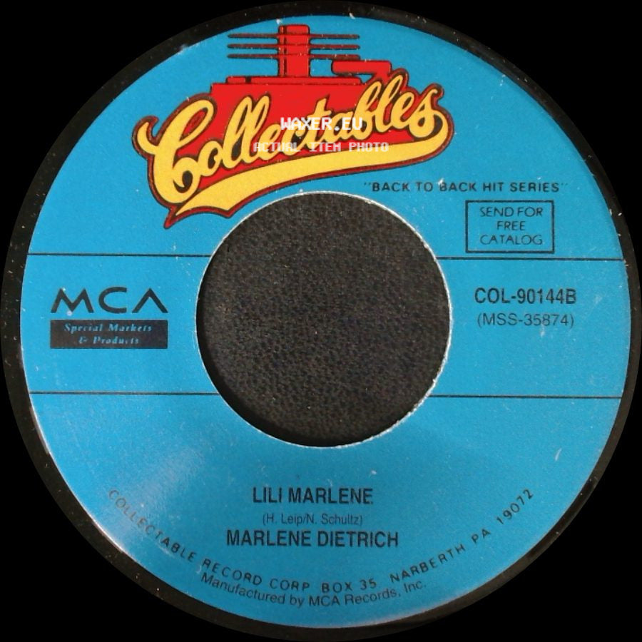 Morris Stoloff / Marlene Dietrich - Moonglow And Theme From "Picnic" / Lili Marlene side B