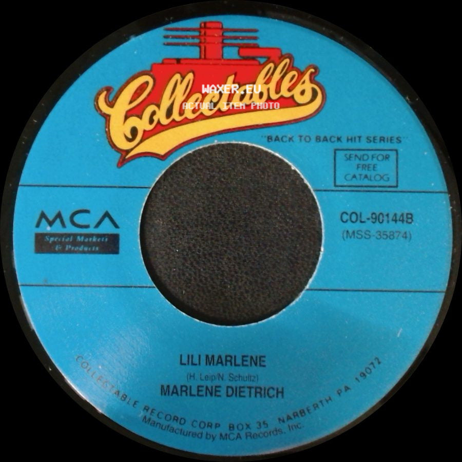 Morris Stoloff / Marlene Dietrich - Moonglow And Theme From 'picnic' / Lili Marlene side B